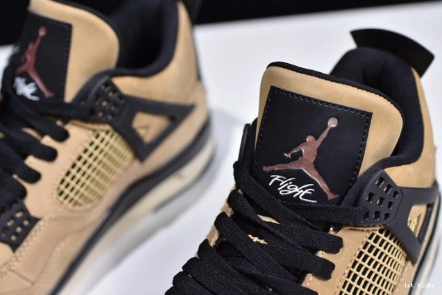 1st Kicks AQ9129- Air TopPick 1051 Mushroom Jordan 4 1125